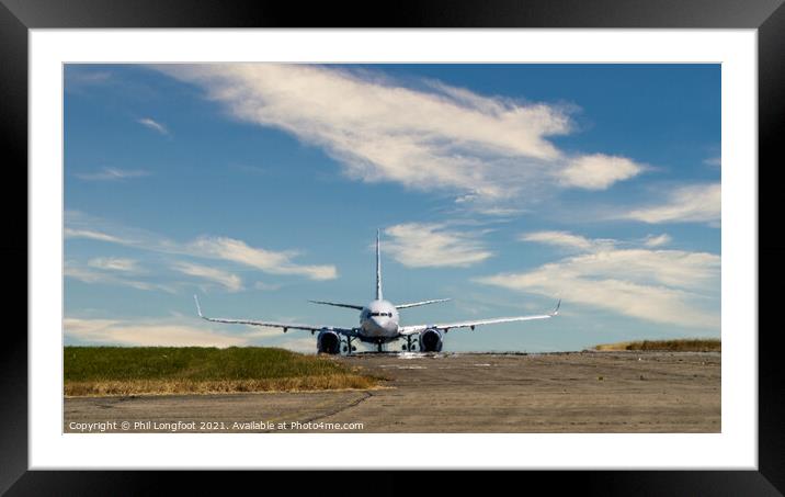 Preparing for take off! Framed Mounted Print by Phil Longfoot