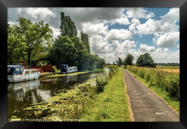 Leeds Liverpool Canal near Liverpool Framed Print by Phil Longfoot