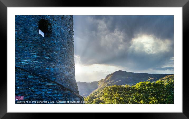 Dolbadarn Castle Llanberis  Framed Mounted Print by Phil Longfoot
