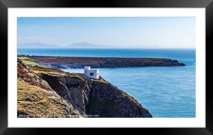 Elin Tower Anglesey  Framed Mounted Print by Phil Longfoot
