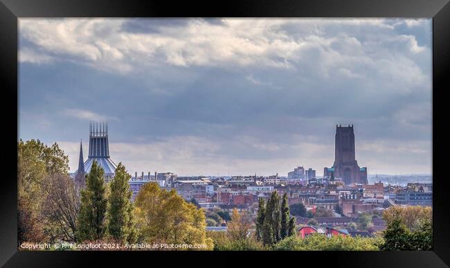 Two Cathedrals  Framed Print by Phil Longfoot