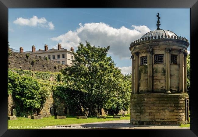 St James Gardens Liverpool  Framed Print by Phil Longfoot