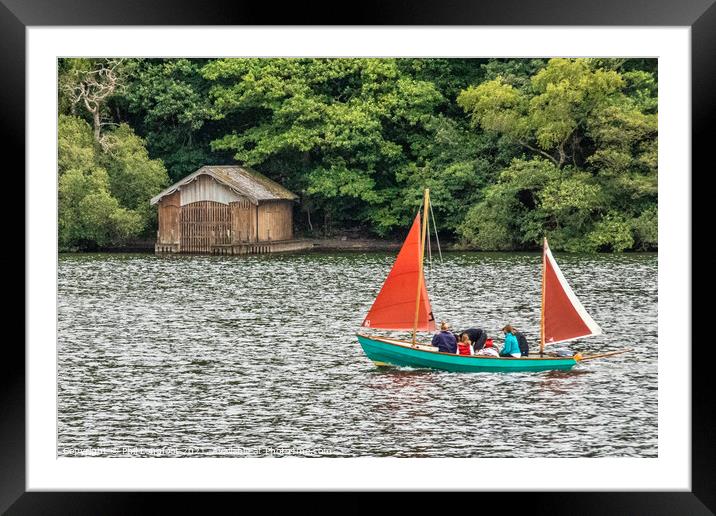 Sailing on Windermere Framed Mounted Print by Phil Longfoot