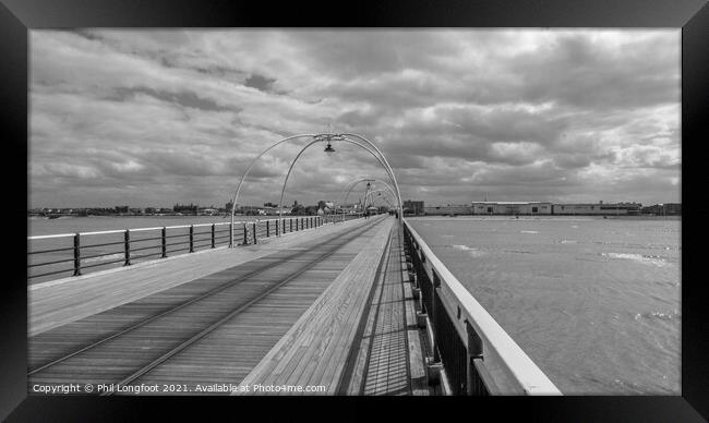 Southport Pier   Framed Print by Phil Longfoot