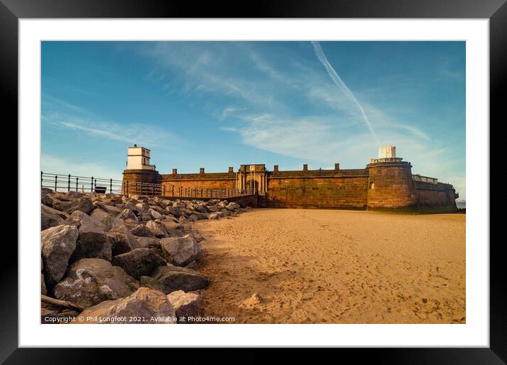 Fort Perch Rock New Brighton  Framed Mounted Print by Phil Longfoot