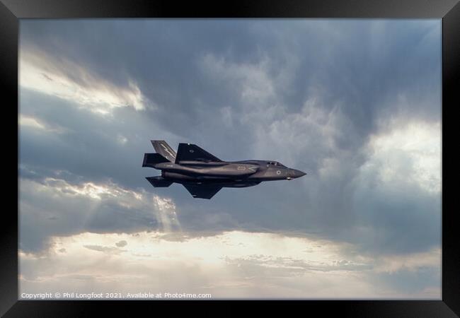 F35 fighter  Framed Print by Phil Longfoot