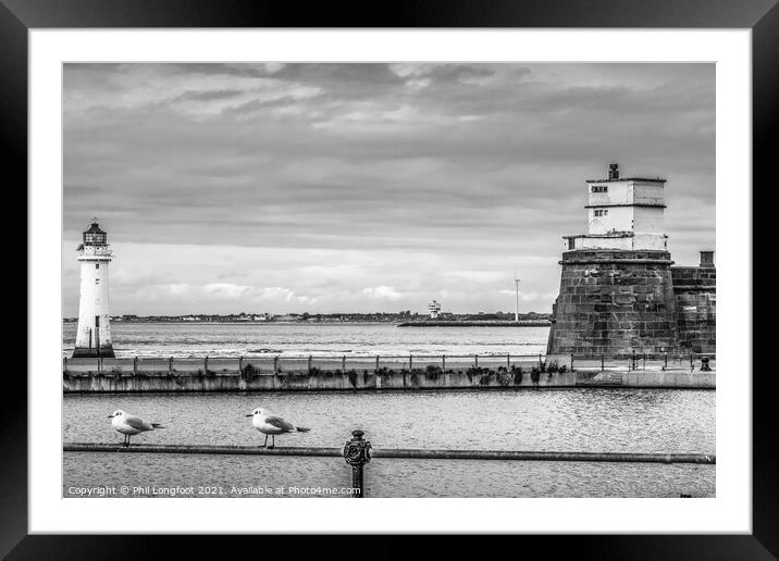 Fort Perch Rock and Lighthouse New Brighton  Framed Mounted Print by Phil Longfoot