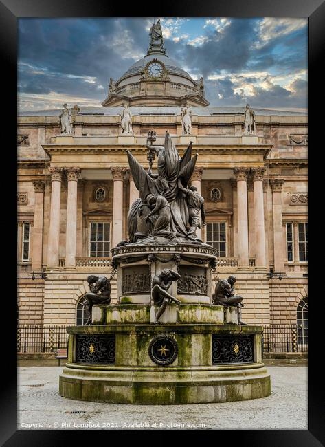 Nelson Memorial and Town Hall Liverpool  Framed Print by Phil Longfoot