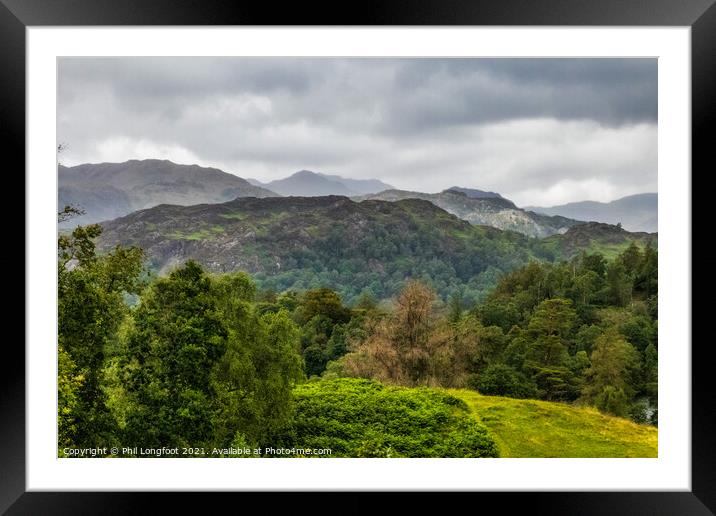 South Lakes Landscape Beauty Framed Mounted Print by Phil Longfoot