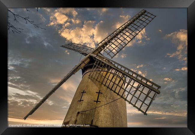 Bidston Hill Windmill. Framed Print by Phil Longfoot