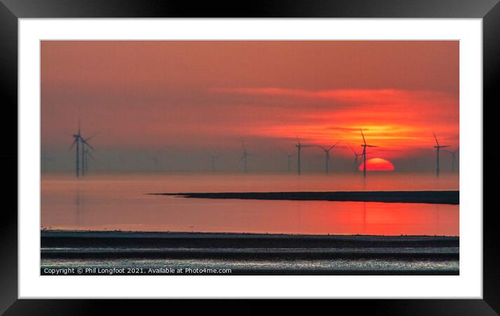 The power of the wind and Sun Framed Mounted Print by Phil Longfoot