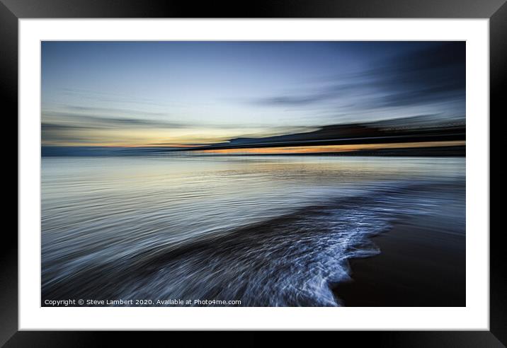 The Pier Framed Mounted Print by Steve Lambert