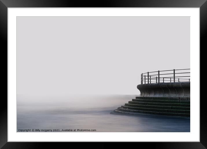 Broadstairs Kent Coast Minimal Framed Mounted Print by Billy McGarry