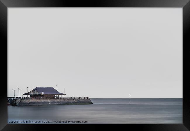 OthersBroadstairs Pier on the Kent Coast Framed Print by Billy McGarry