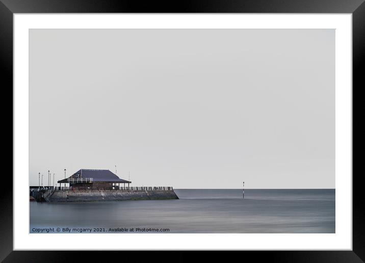 OthersBroadstairs Pier on the Kent Coast Framed Mounted Print by Billy McGarry