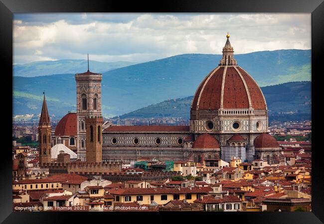 Florence Cathedral Framed Print by Ron Thomas