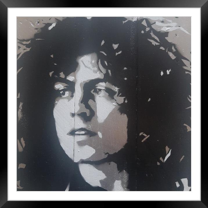 Marc Bolan art print Framed Mounted Print by John Kenny