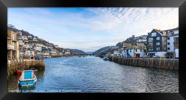 The Looe River Framed Print by Jim Monk