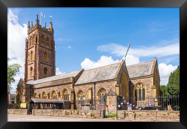 St James Church, Taunton Framed Print by Jim Monk