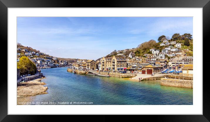 Looe River, Cornwall Framed Mounted Print by Jim Monk