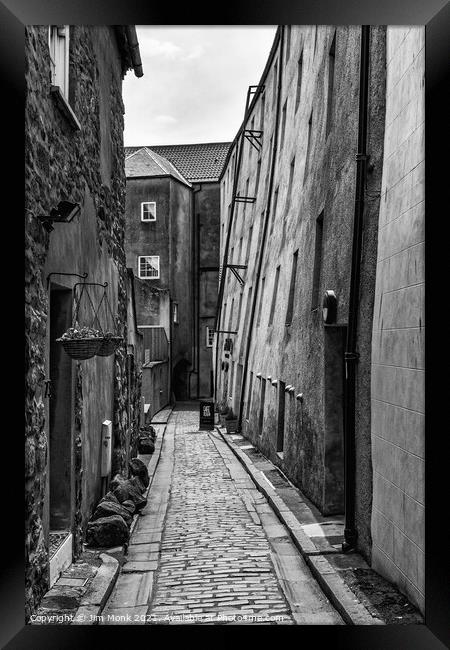 Dewars Lane, Berwick Upon Tweed Framed Print by Jim Monk