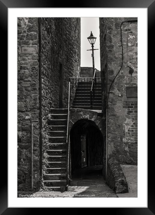 Sally Port, Berwick Upon Tweed Framed Mounted Print by Jim Monk