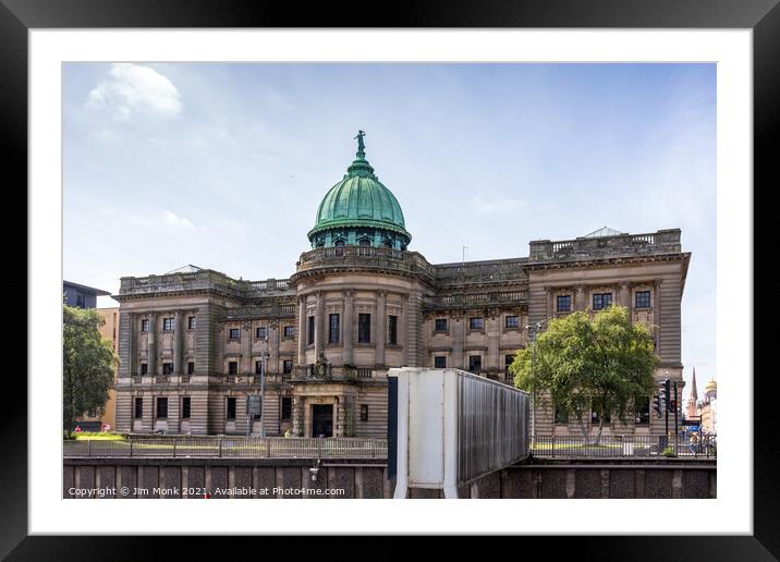 The Mitchell Library, Glasgow Framed Mounted Print by Jim Monk