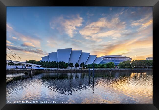 SEC Armadillo and SSE Hydro, Glasgow Framed Print by Jim Monk