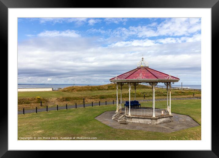 St Andrews Bandstand Framed Mounted Print by Jim Monk