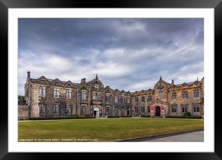 Lower College Hall, University of St Andrews Framed Mounted Print by Jim Monk