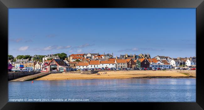 Anstruther Beach and Lifeboat Station Framed Print by Jim Monk