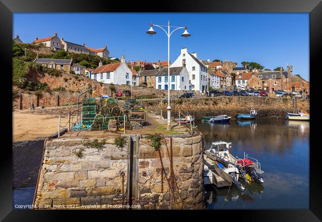 Crail Harbour,  East Neuk of Fife Framed Print by Jim Monk