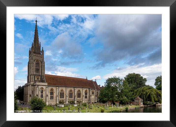 All Saints Church, Marlow Framed Mounted Print by Jim Monk