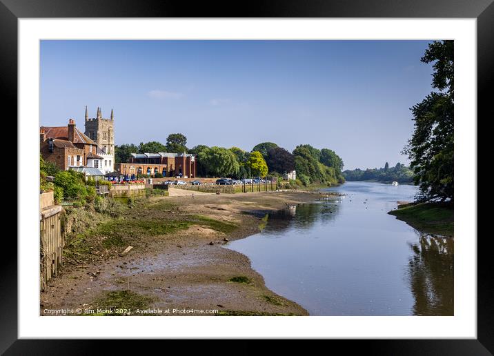 River Thames at Isleworth Framed Mounted Print by Jim Monk