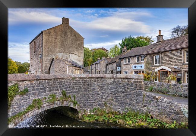 Castleton Village, Derbyshire Framed Print by Jim Monk