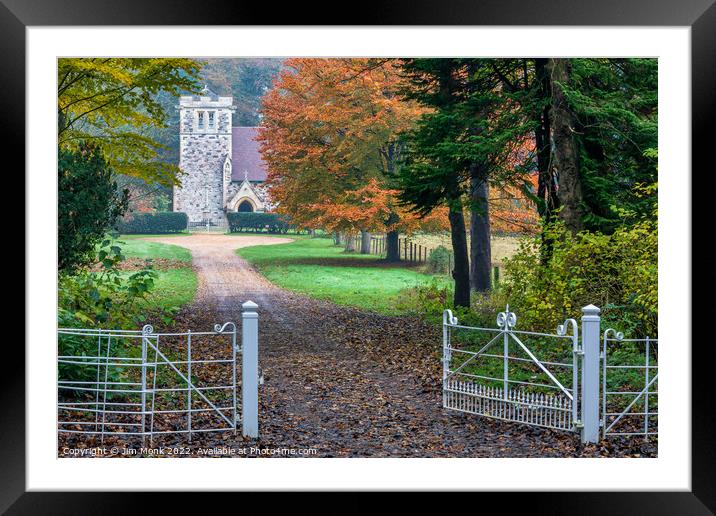 Gate to St Stephen's Framed Mounted Print by Jim Monk