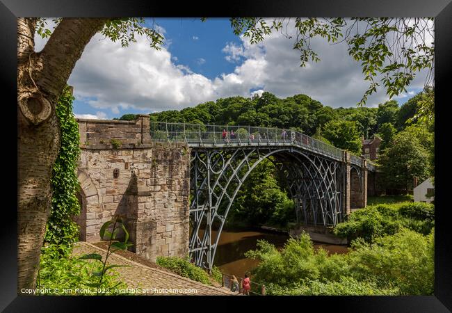 The Iron Bridge Shropshire Framed Print by Jim Monk