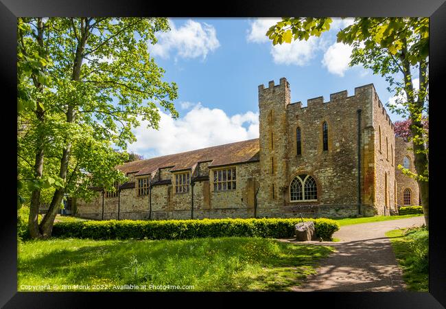  Taunton Castle, Somerset  Framed Print by Jim Monk