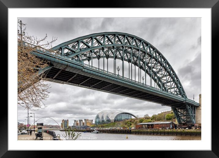 Tyne Bridge, Newcastle Framed Mounted Print by Jim Monk