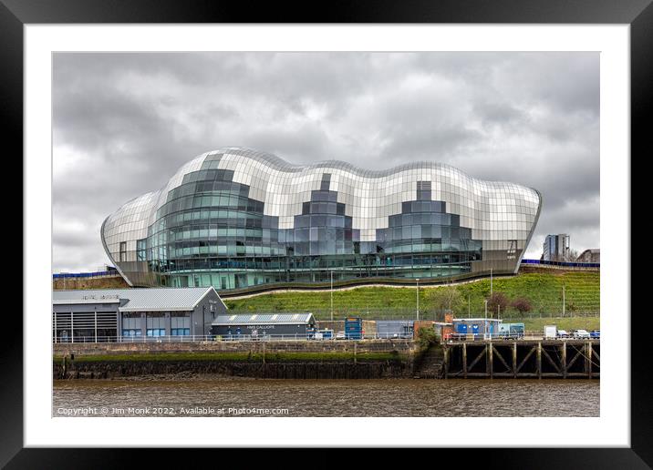 The Sage, Gateshead Framed Mounted Print by Jim Monk