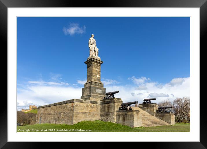 Collingwood Monument, Tynemouth Framed Mounted Print by Jim Monk