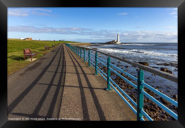The Walk To St Mary's Framed Print by Jim Monk