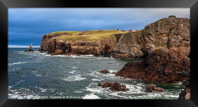 Lenan Head, County Donegal Framed Print by Jim Monk