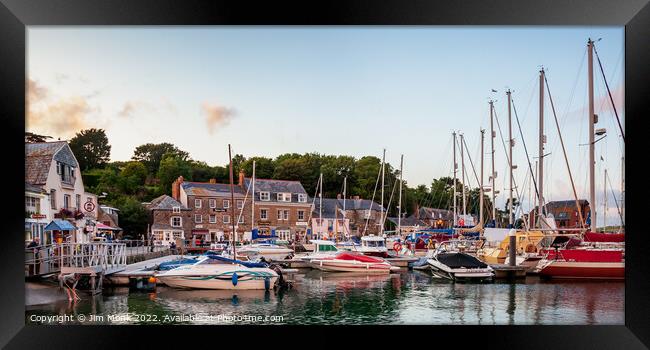 Padstow Harbour, Cornwall. Framed Print by Jim Monk