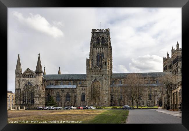 Durham Cathedral Palace Green Framed Print by Jim Monk