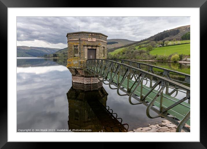 Talybont Reservoir, Brecon Beacons National Park Framed Mounted Print by Jim Monk