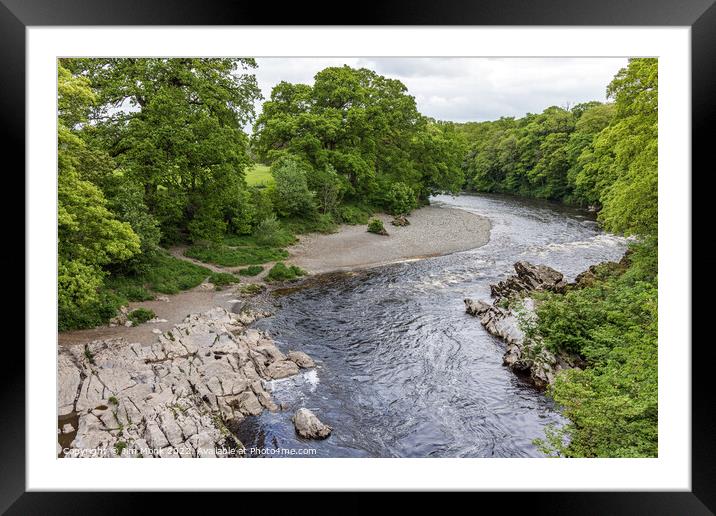 River Lune, Kirkby Lonsdale Framed Mounted Print by Jim Monk