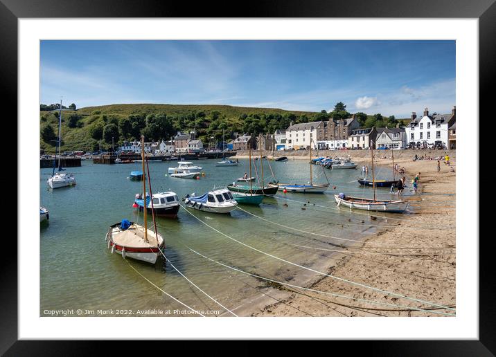 Stonehaven Harbour Framed Mounted Print by Jim Monk
