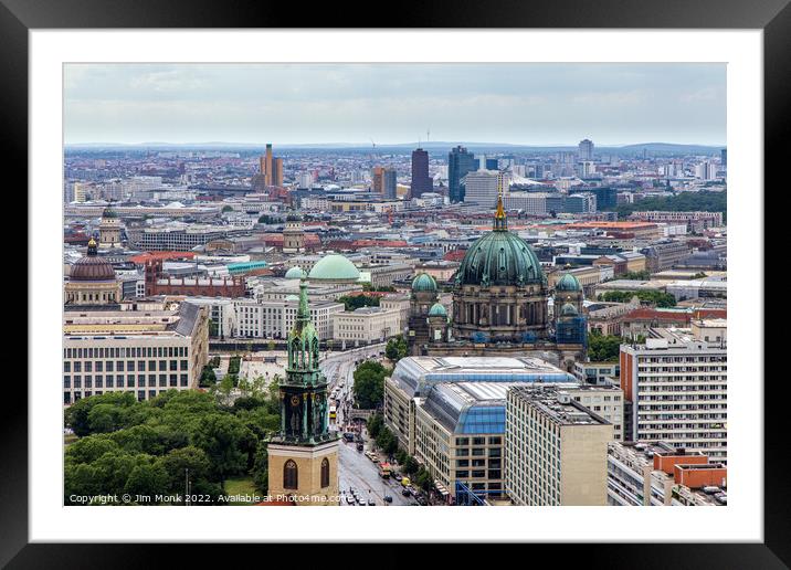 Berlin Framed Mounted Print by Jim Monk