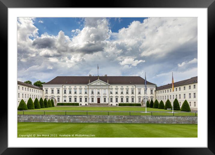 Bellevue Palace, Berlin Framed Mounted Print by Jim Monk
